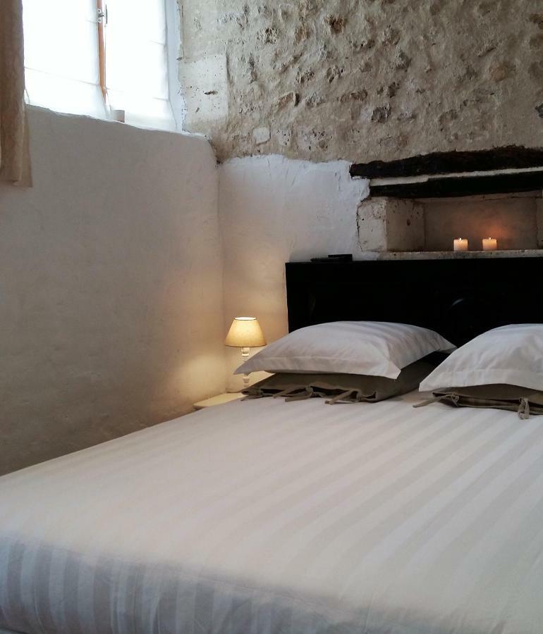 Le Gite Des Chambres De La Grange Cherval Bagian luar foto